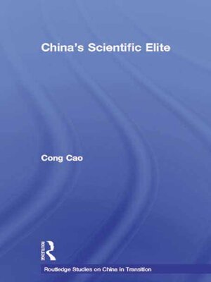 cover image of China's Scientific Elite